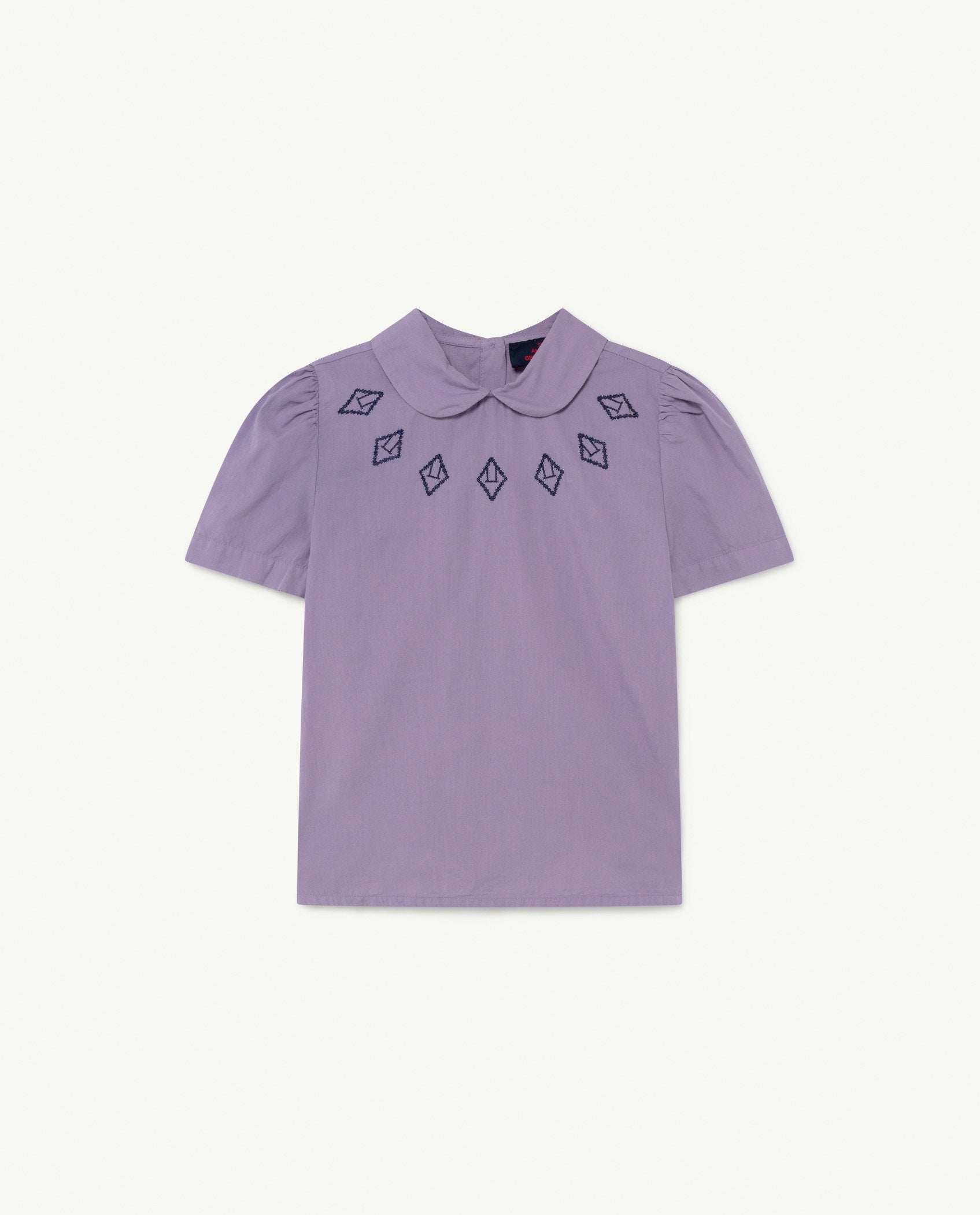 Purple Logos Canary Blouse PRODUCT FRONT
