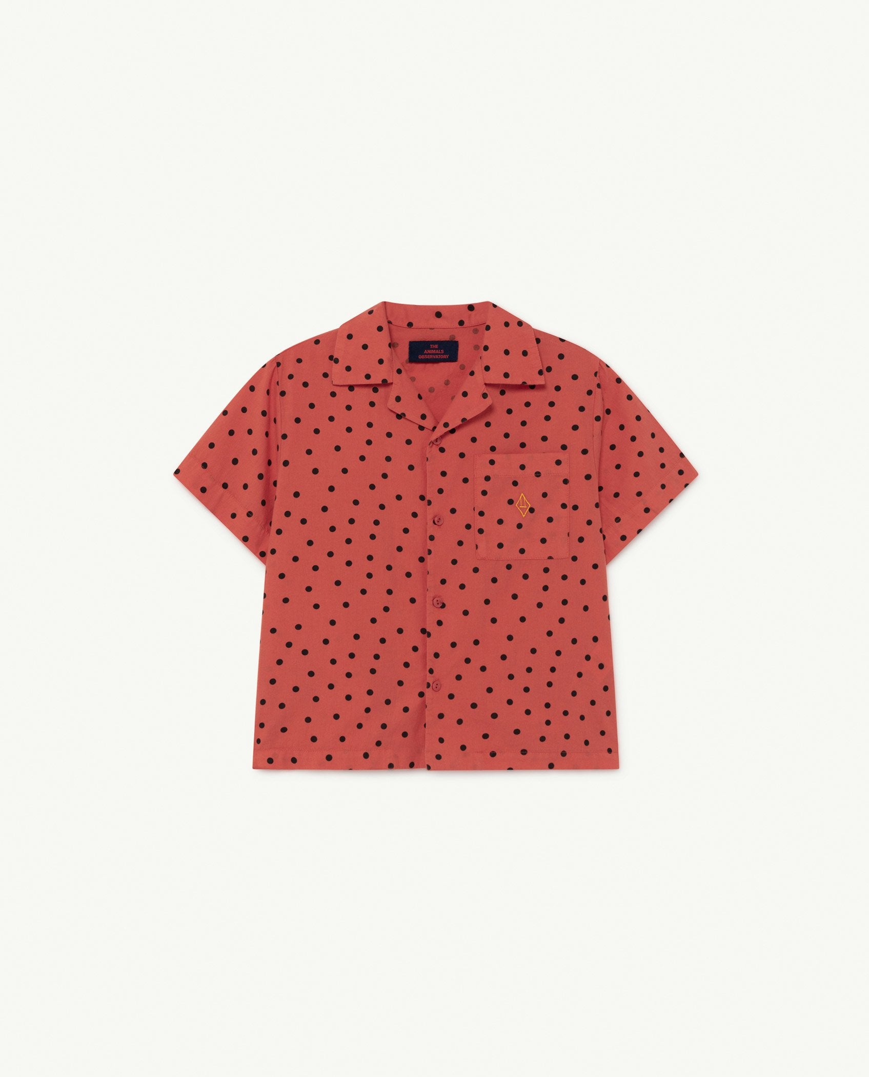 Red Dots Kangaroo Blouse PRODUCT FRONT