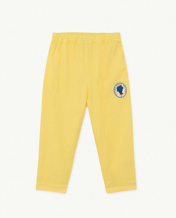 Yellow Tree Elephant Trousers COVER