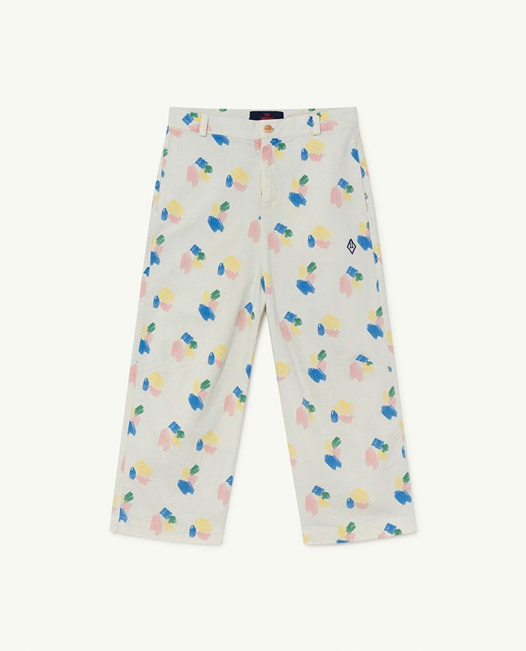 White Strokes Camel Trousers COVER
