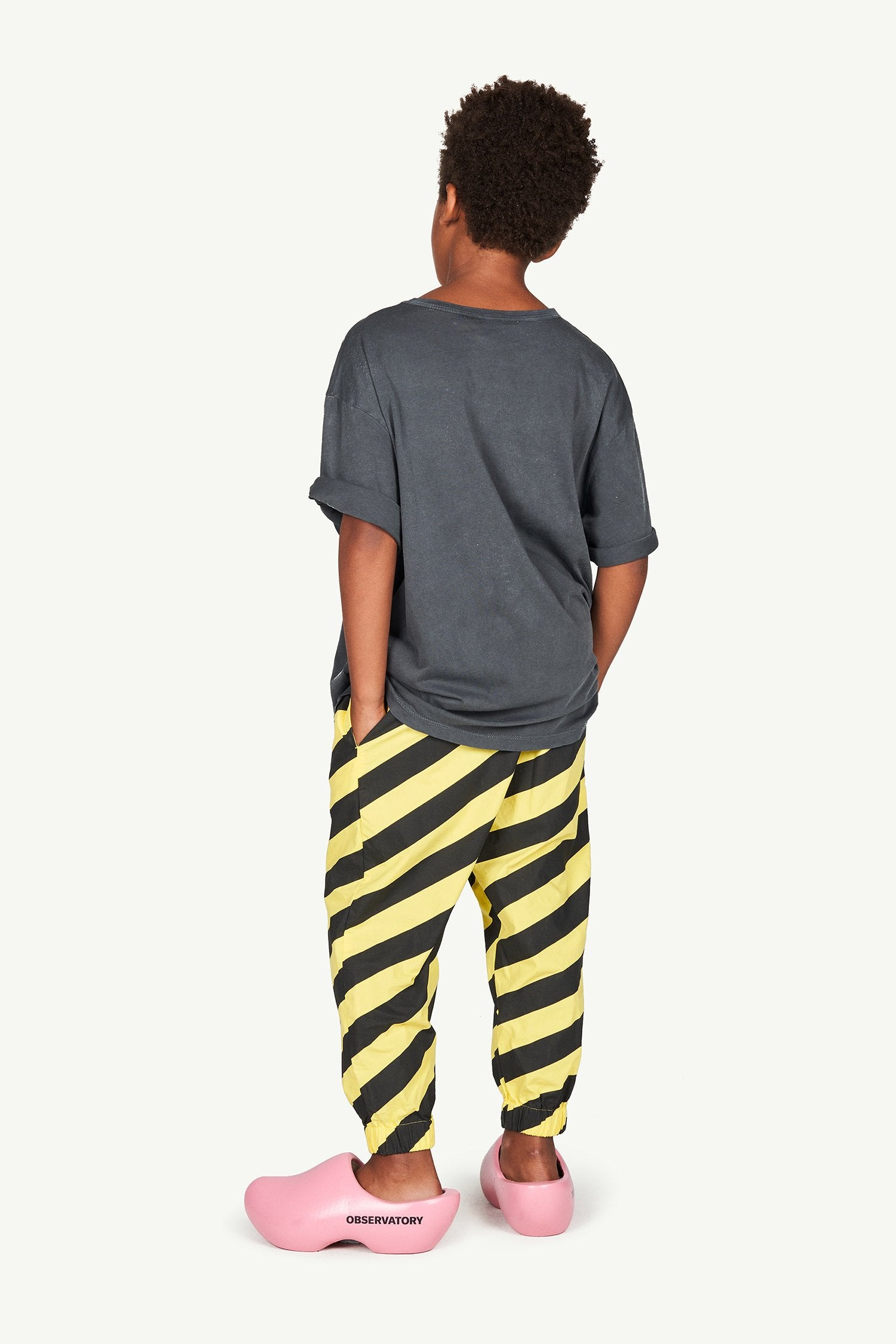 Yellow Stripes Rhino Trousers MODEL BACK