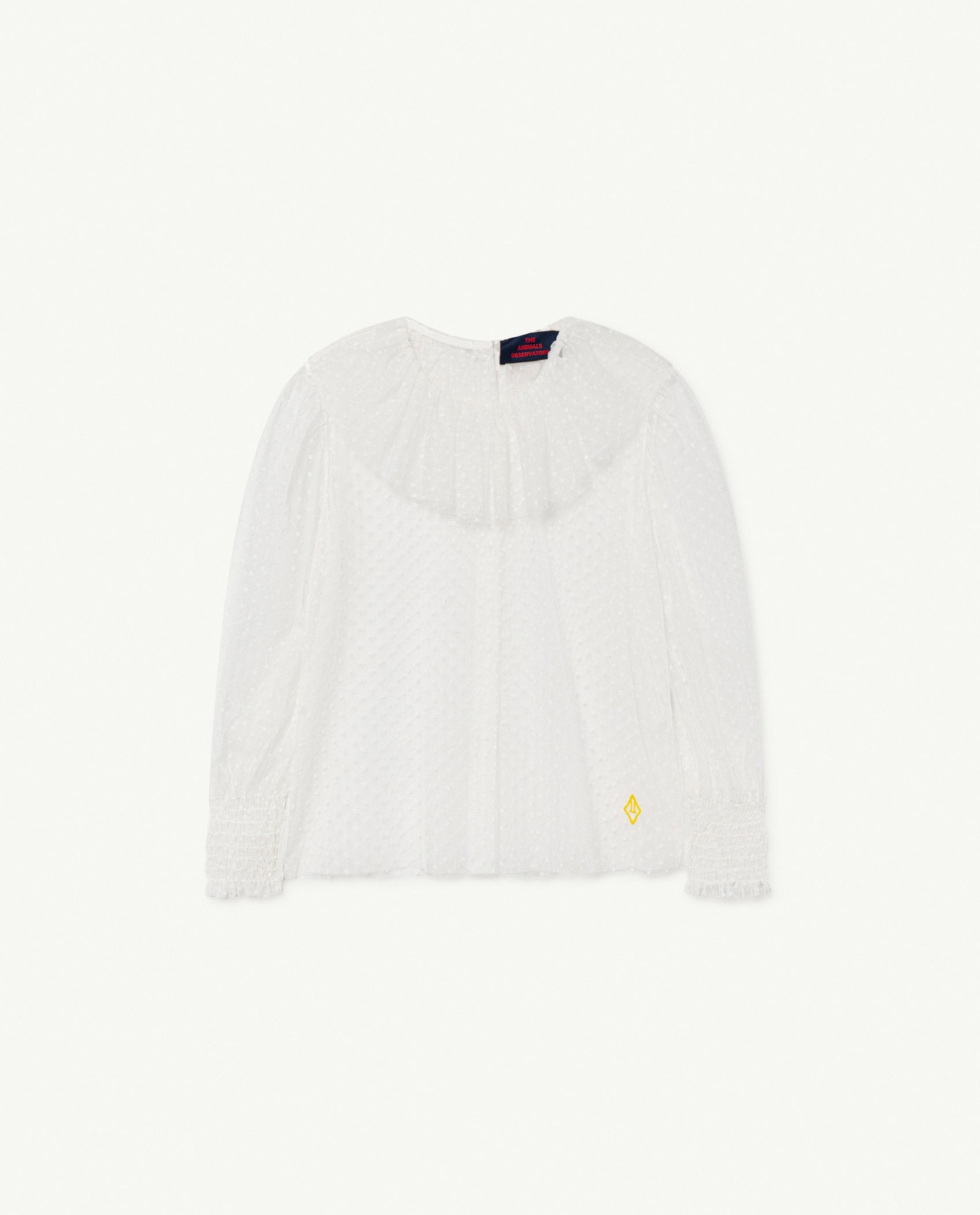 Raw White Logo Seagull Blouse PRODUCT FRONT