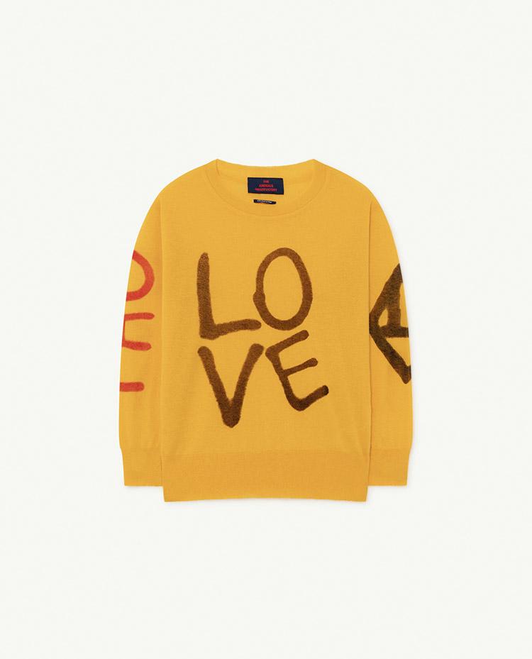 Yellow Logo Bull Sweater COVER