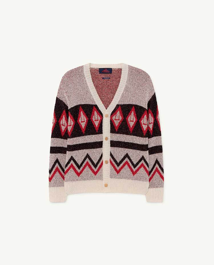 Raw White Raccoon Cardigan COVER