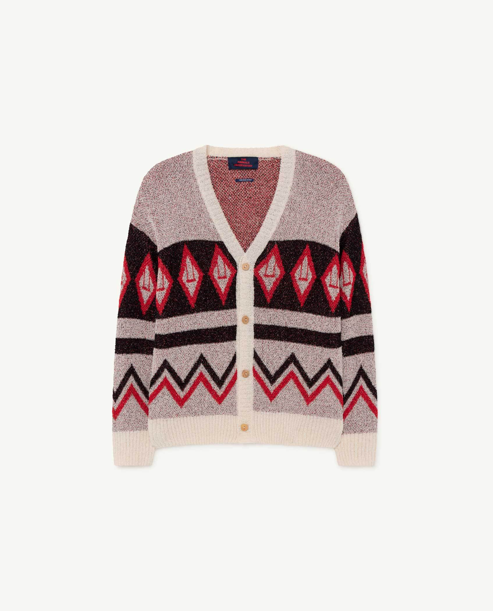 Raw White Raccoon Cardigan