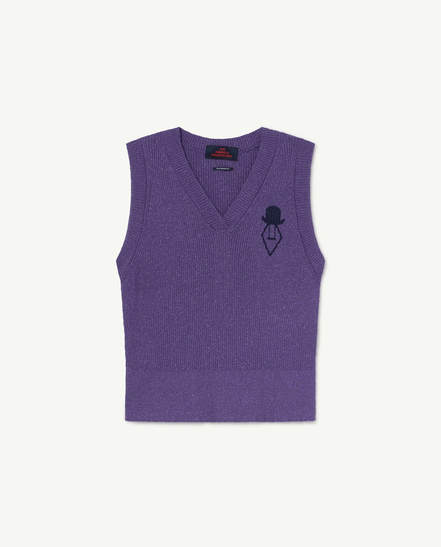 Purple Logo Bat Vest PRODUCT FRONT