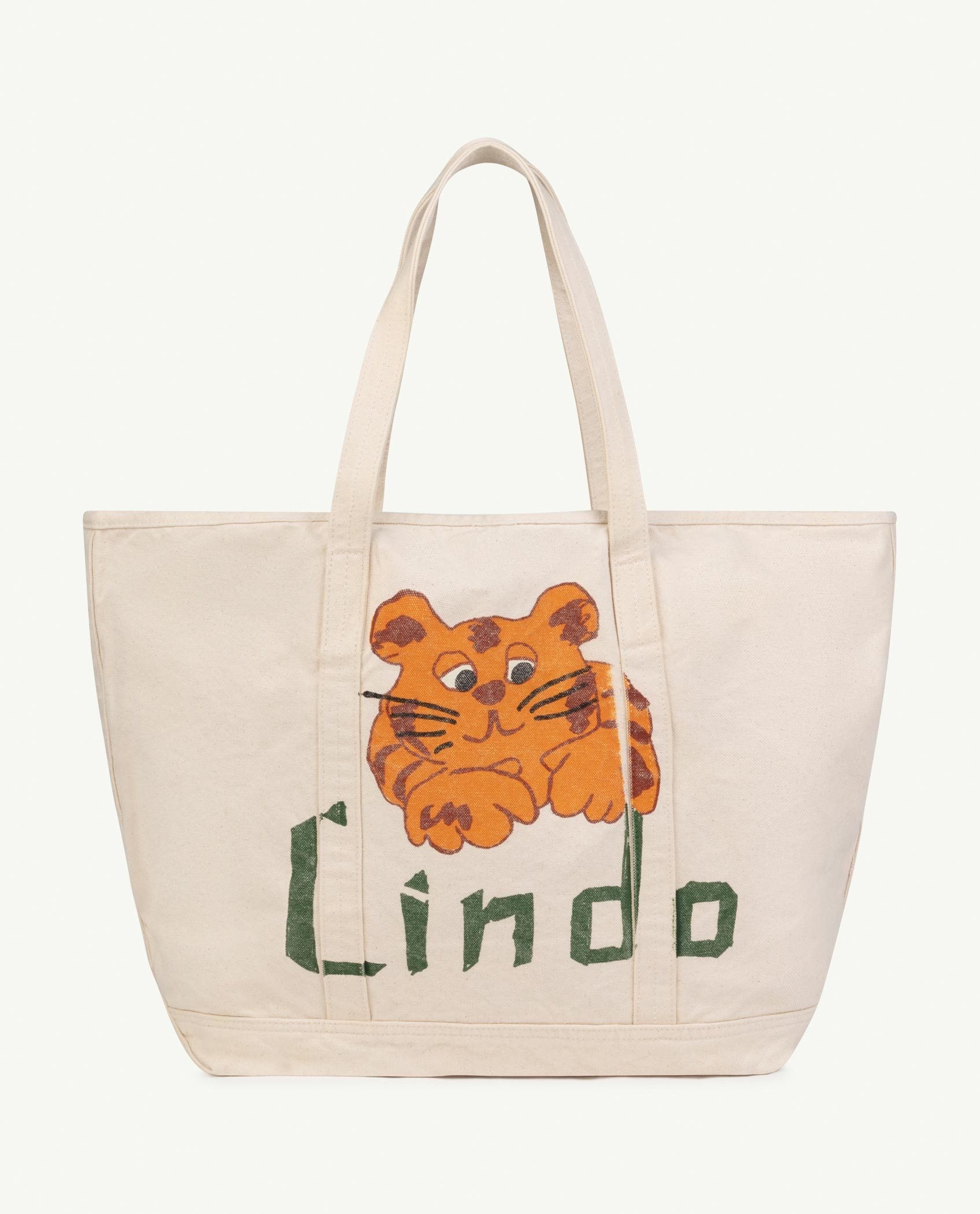 White Lindo Tote Bag PRODUCT FRONT