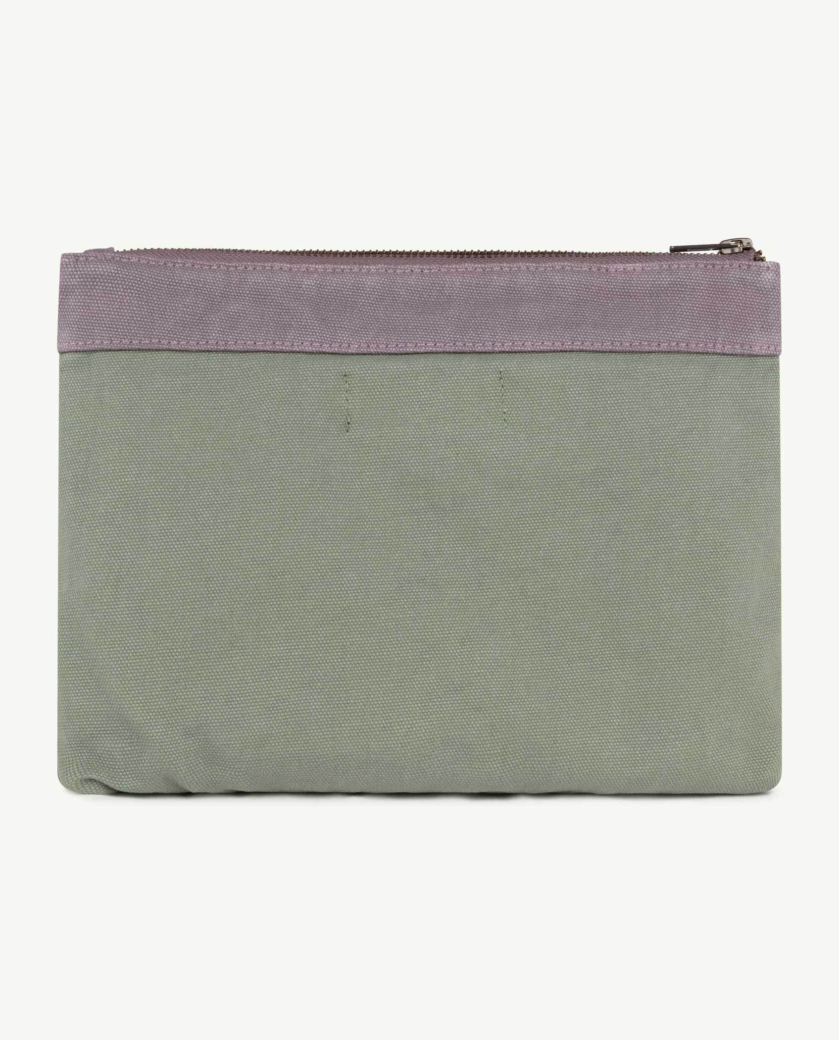 Military Green The Animals Pouch PRODUCT BACK