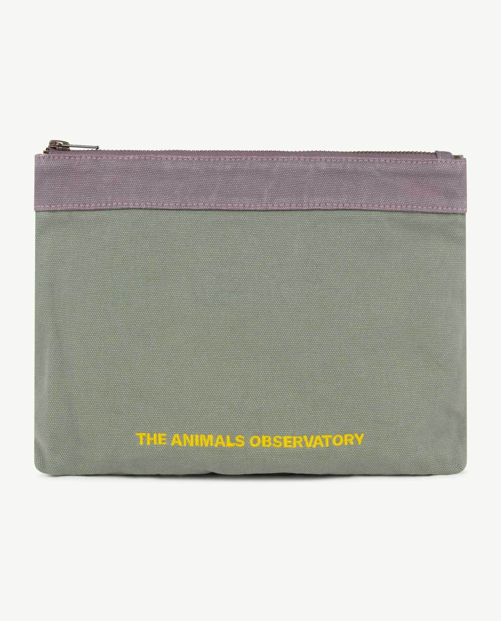 Military Green The Animals Pouch PRODUCT FRONT