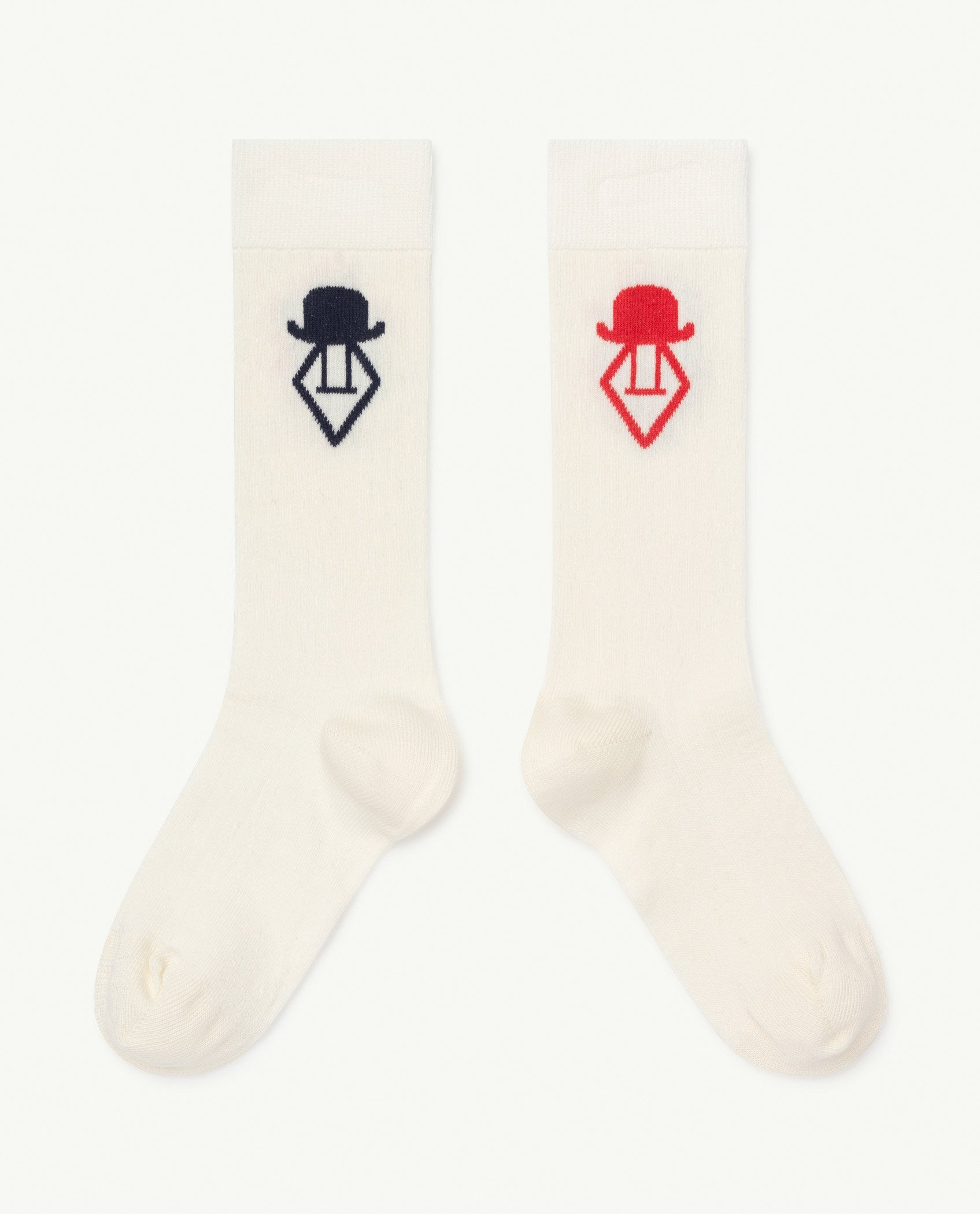 Raw White Worm Socks PRODUCT FRONT
