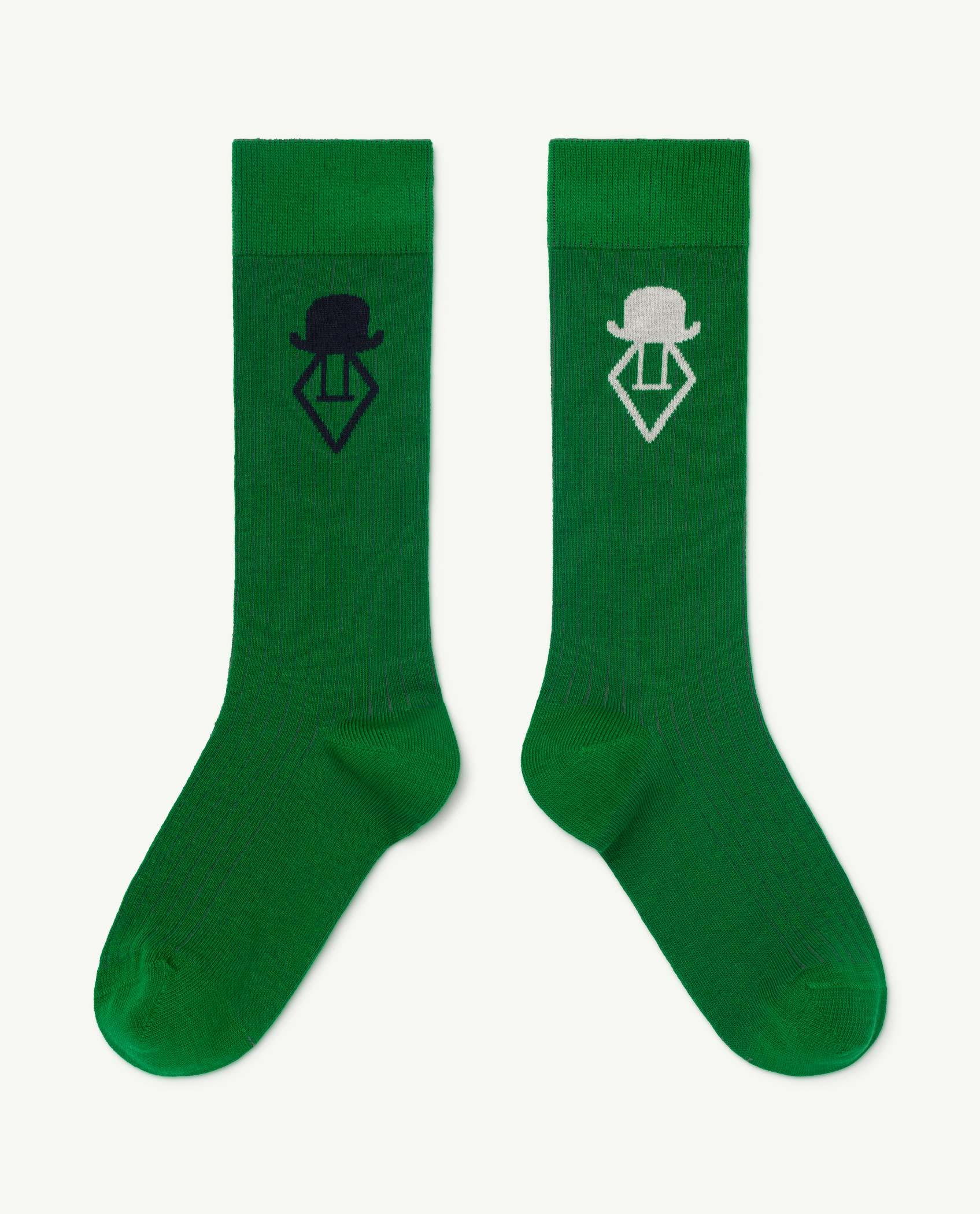Green Worm Socks PRODUCT FRONT