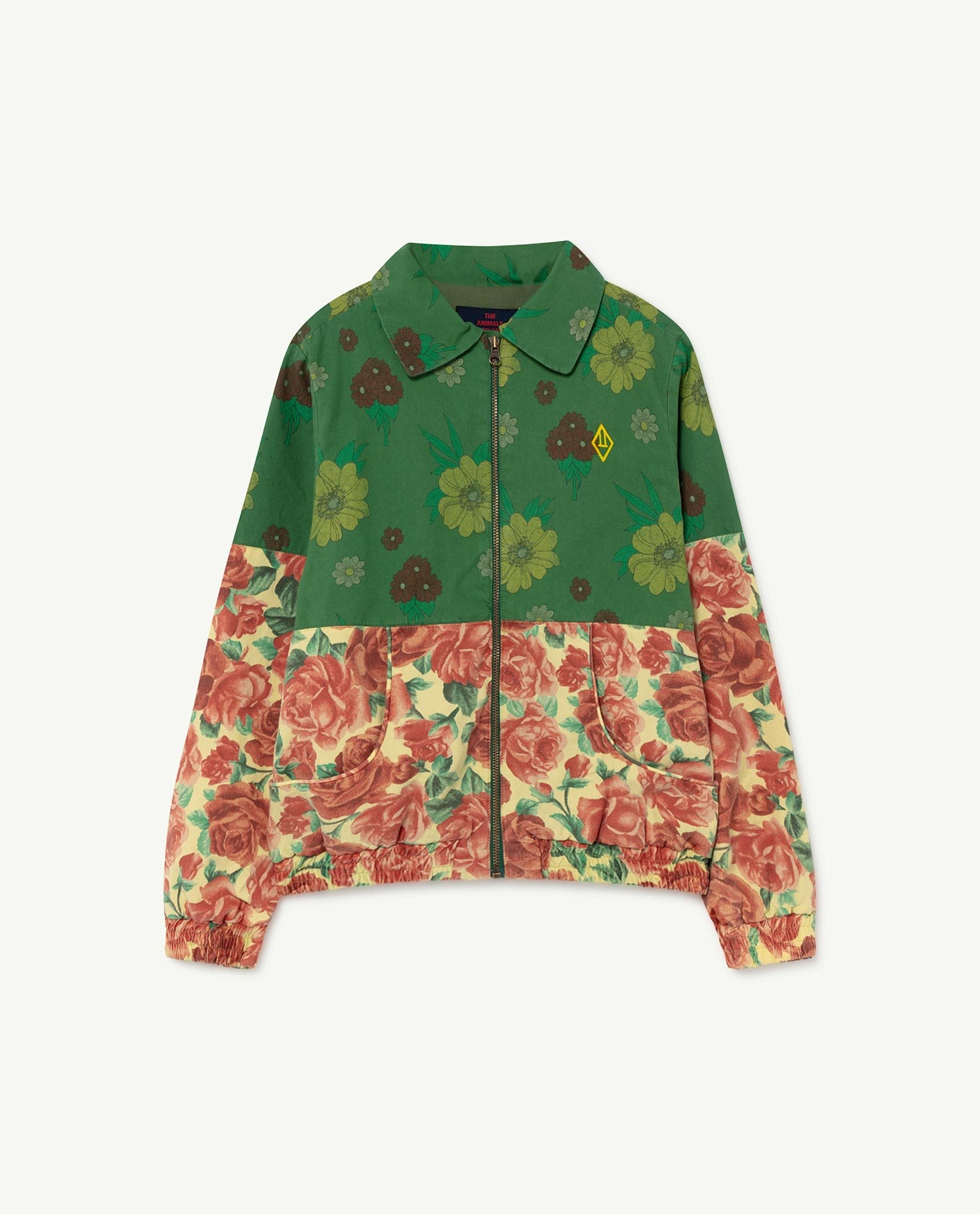 Bicolor Flowers Tiger Jacket PRODUCT FRONT
