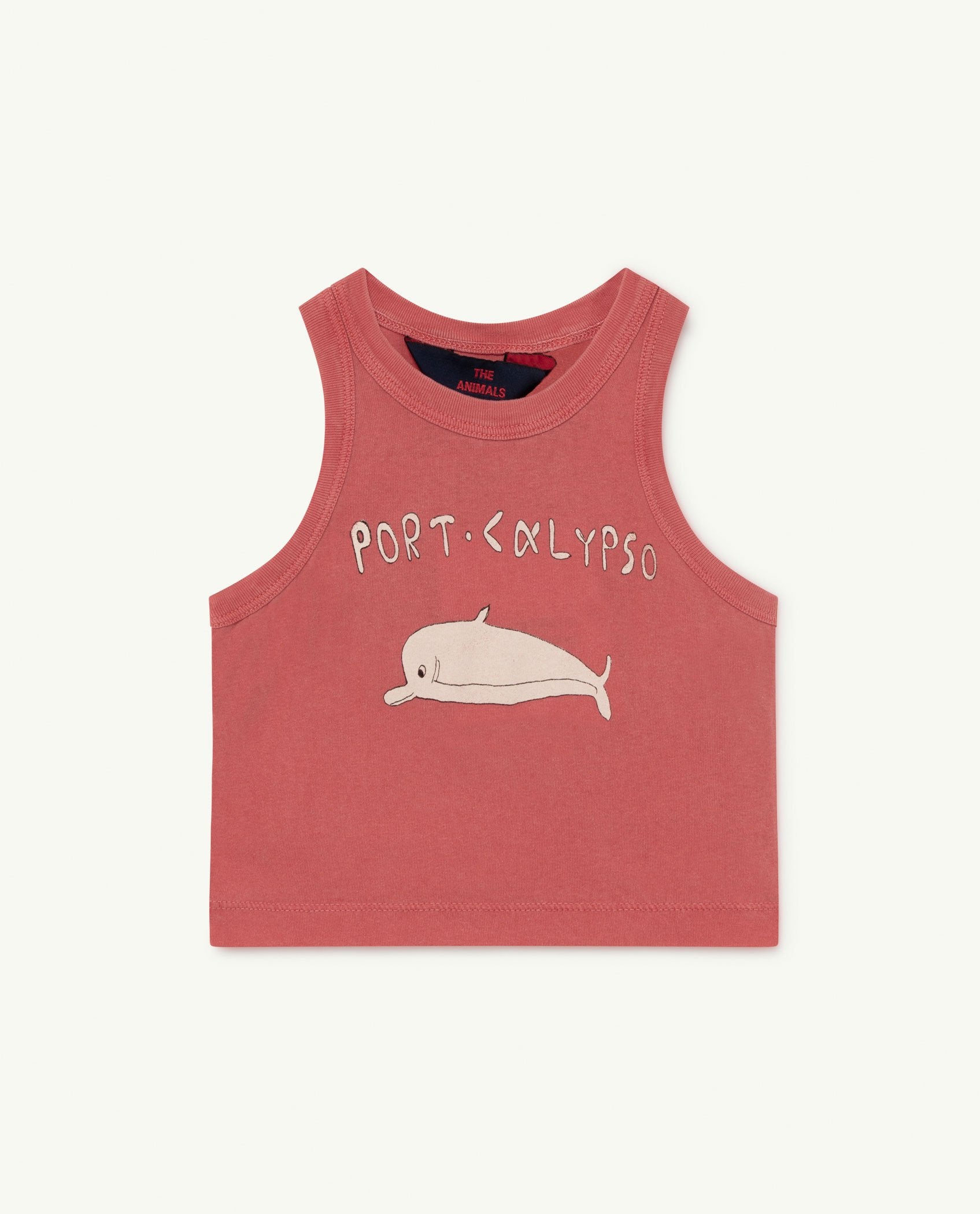 Red Dolphin Frog Baby T-shirt PRODUCT FRONT