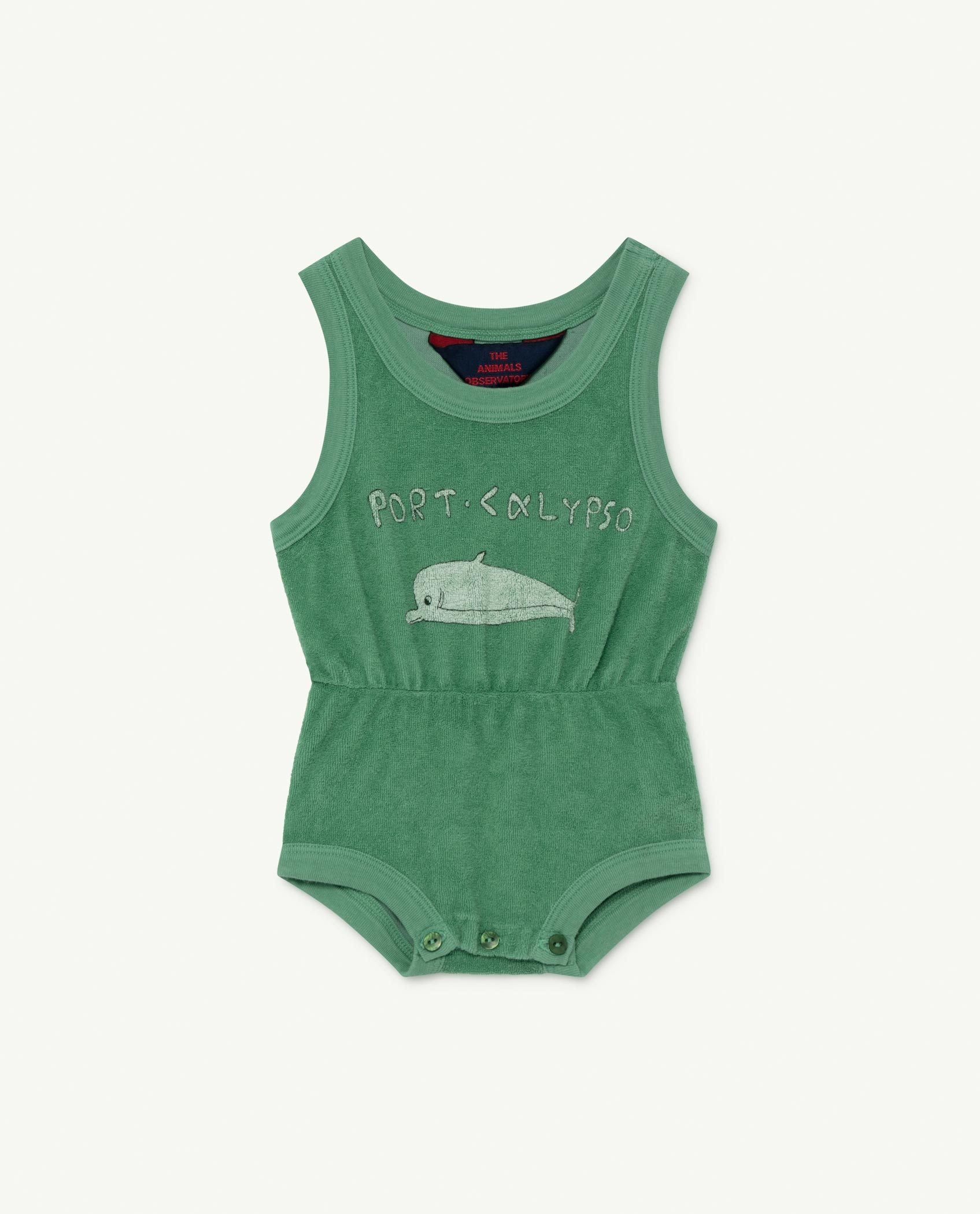 Green Dolphin Squirrel Baby Body PRODUCT FRONT