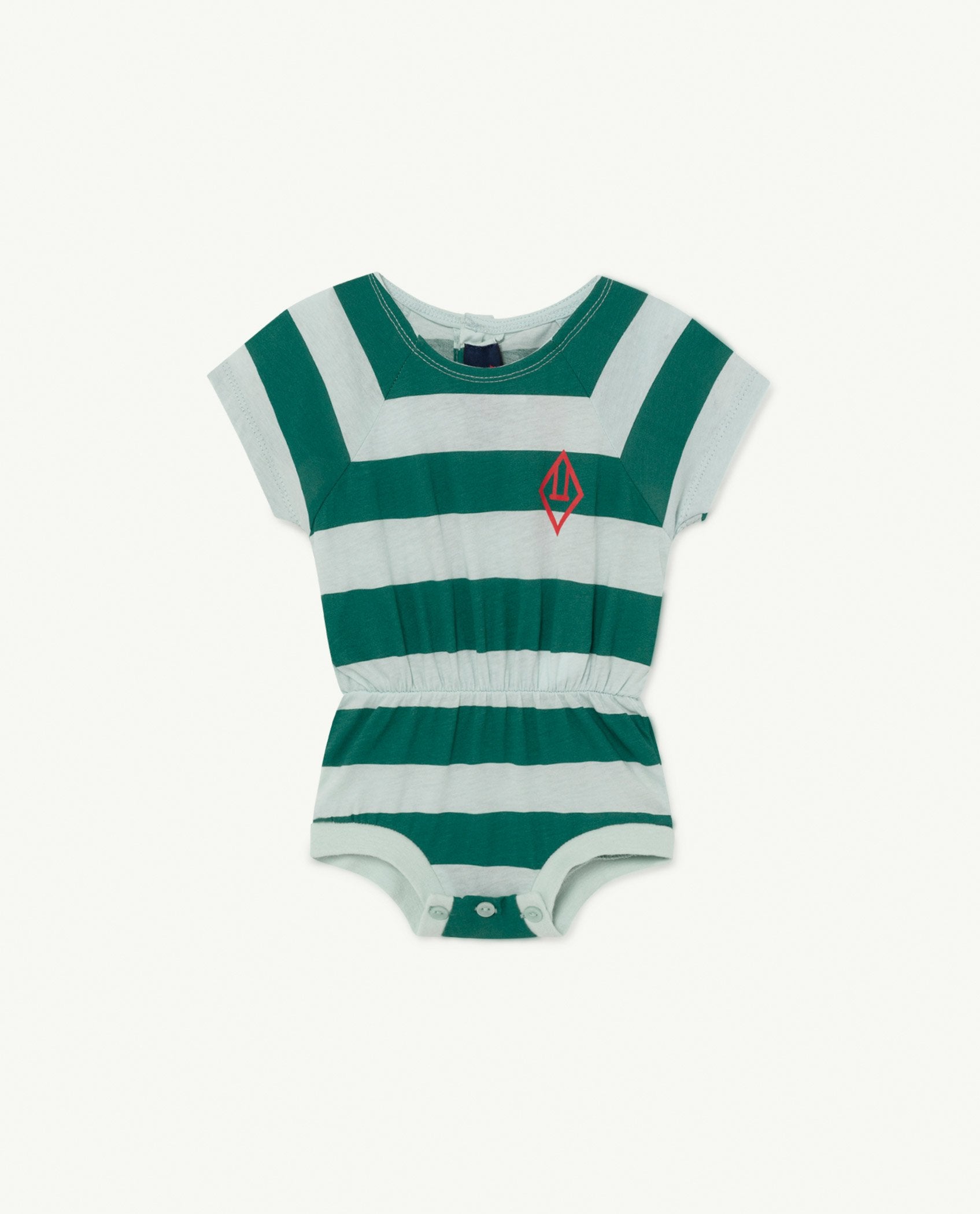 Blue Stripes Rabbit Baby Body PRODUCT FRONT