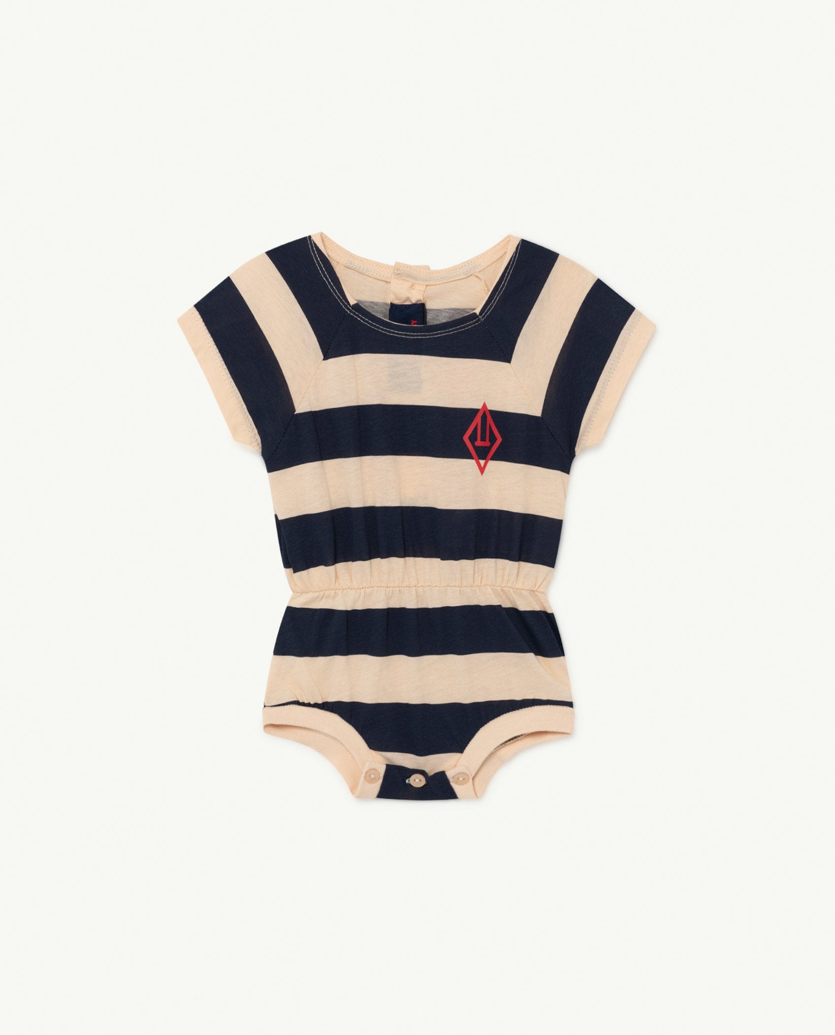 Peachy Stripes Rabbit Baby Body PRODUCT FRONT