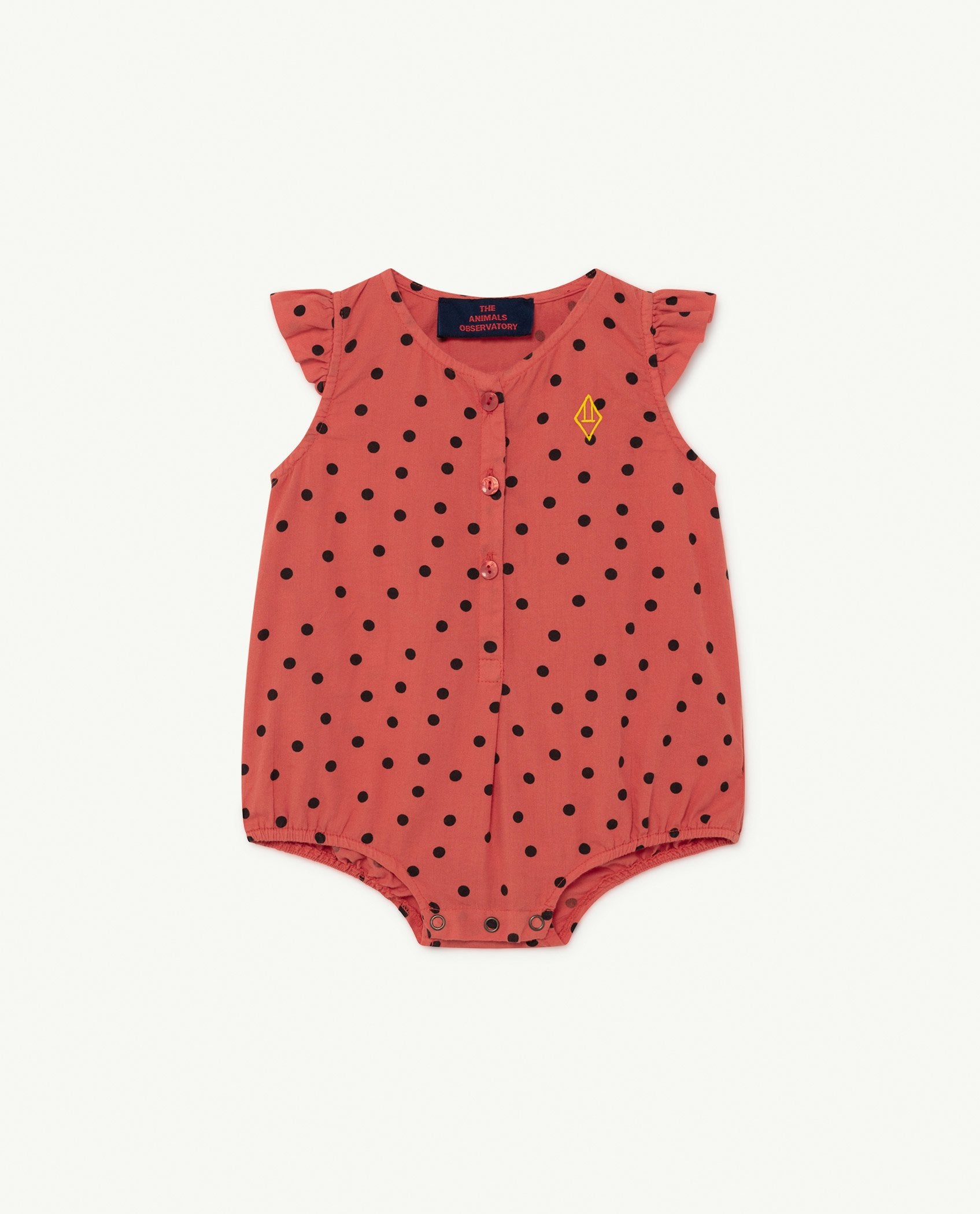 Red Dots Butterfly Baby Body PRODUCT FRONT