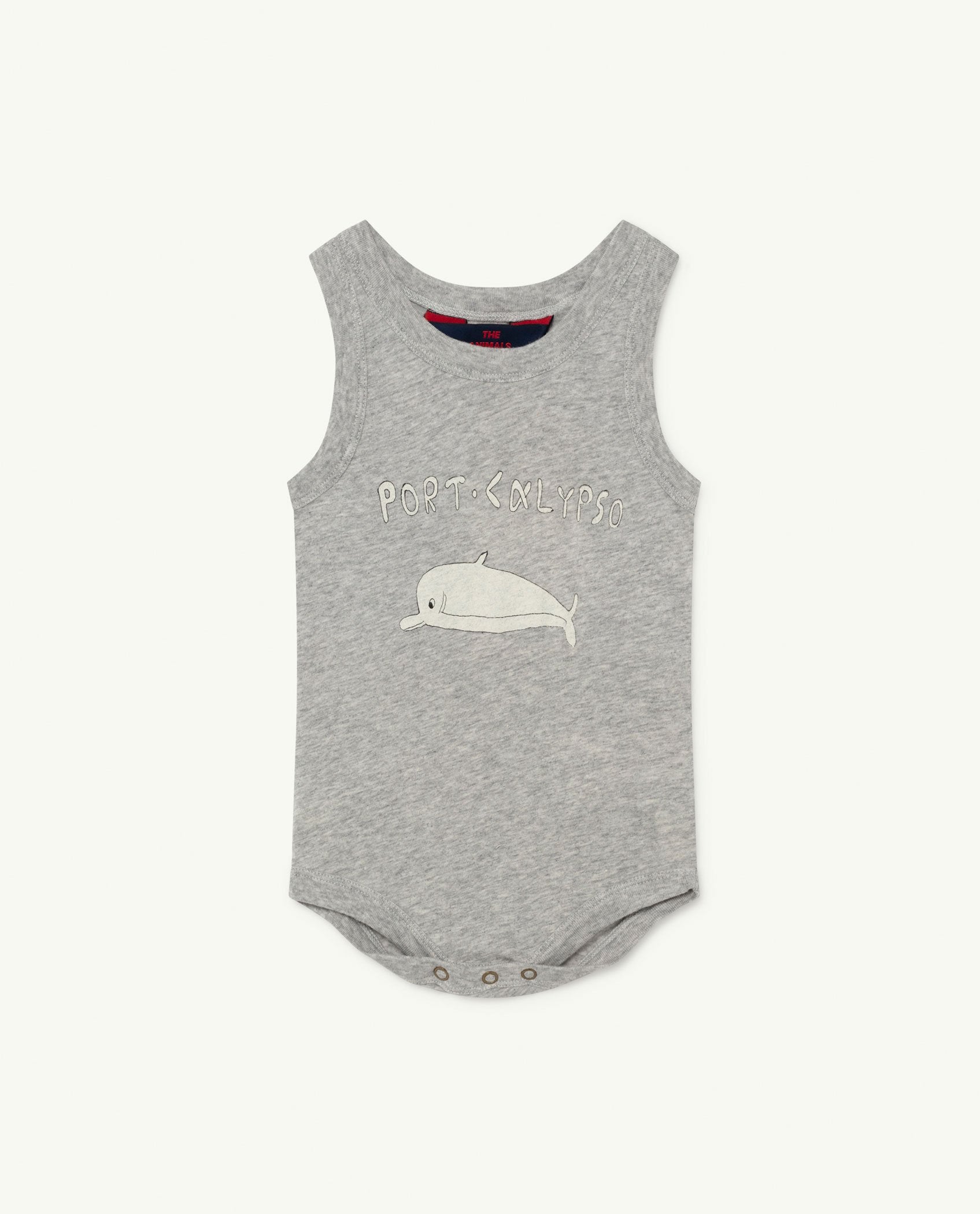 Grey Dolphin Turtle Baby Body PRODUCT FRONT