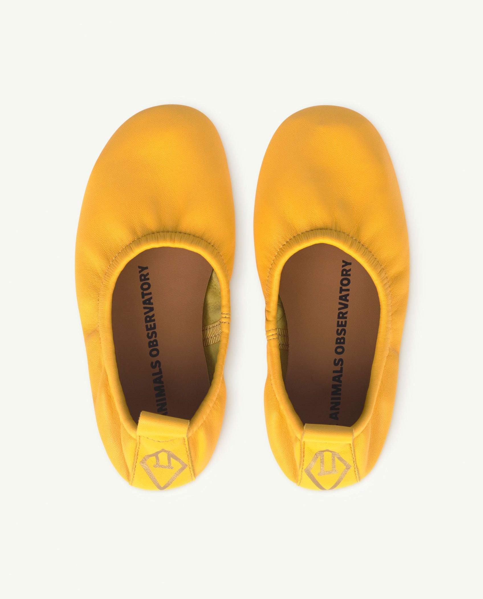 Yellow Logo Donkey Shoes PRODUCT BACK