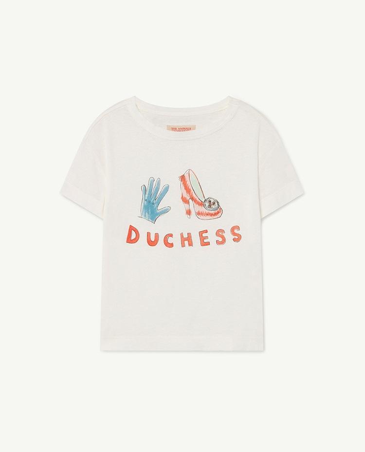 White Duchess Rooster T-Shirt COVER