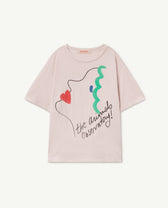 Pink Face Rooster Oversize T-Shirt PRODUCT FRONT