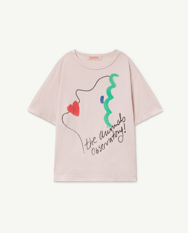 Pink Face Rooster Oversize T-Shirt PRODUCT FRONT