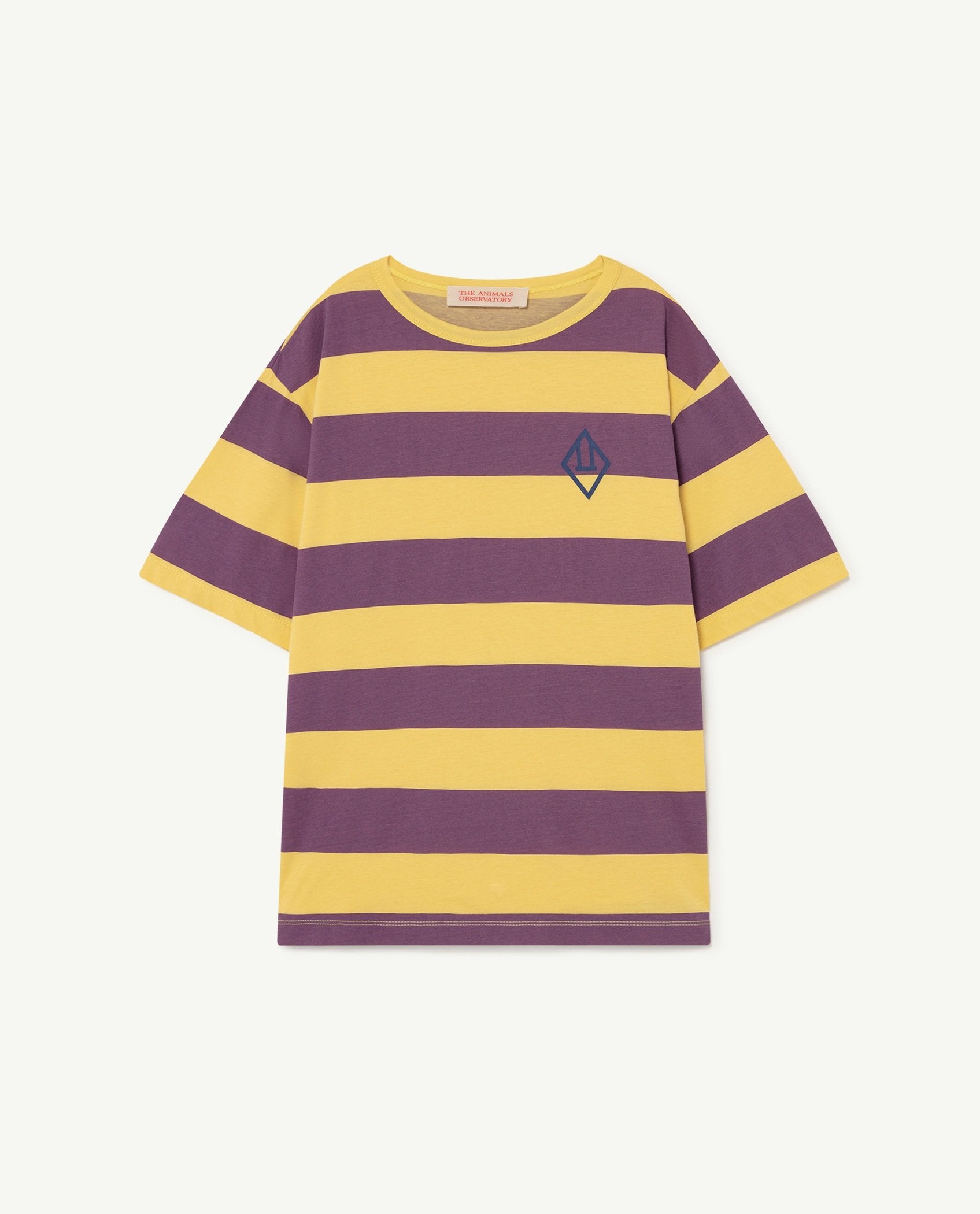 Yellow Stripes Rooster Oversize T-Shirt PRODUCT FRONT