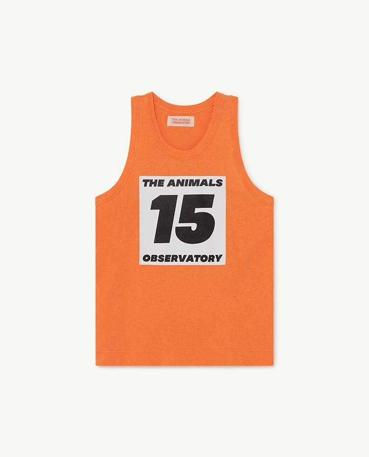 Orange 15 Tank Frog T-Shirt COVER