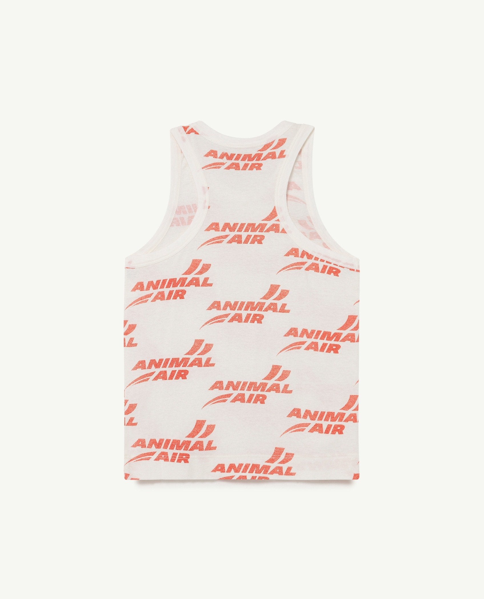 White Animal Air Tank Frog T-Shirt PRODUCT BACK