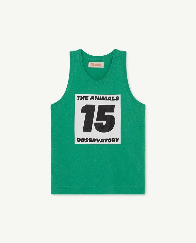 Green 15 Tank Frog T-Shirt COVER