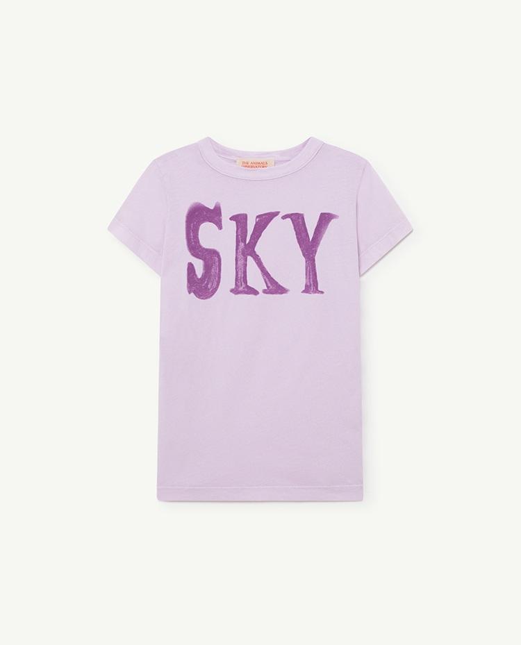 Lilac Sky Hippo T-Shirt COVER