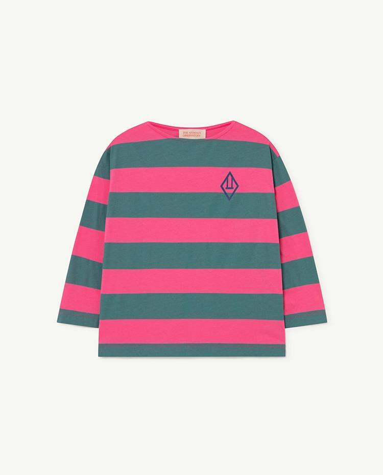 Pink Stripes Anteater T-Shirt COVER