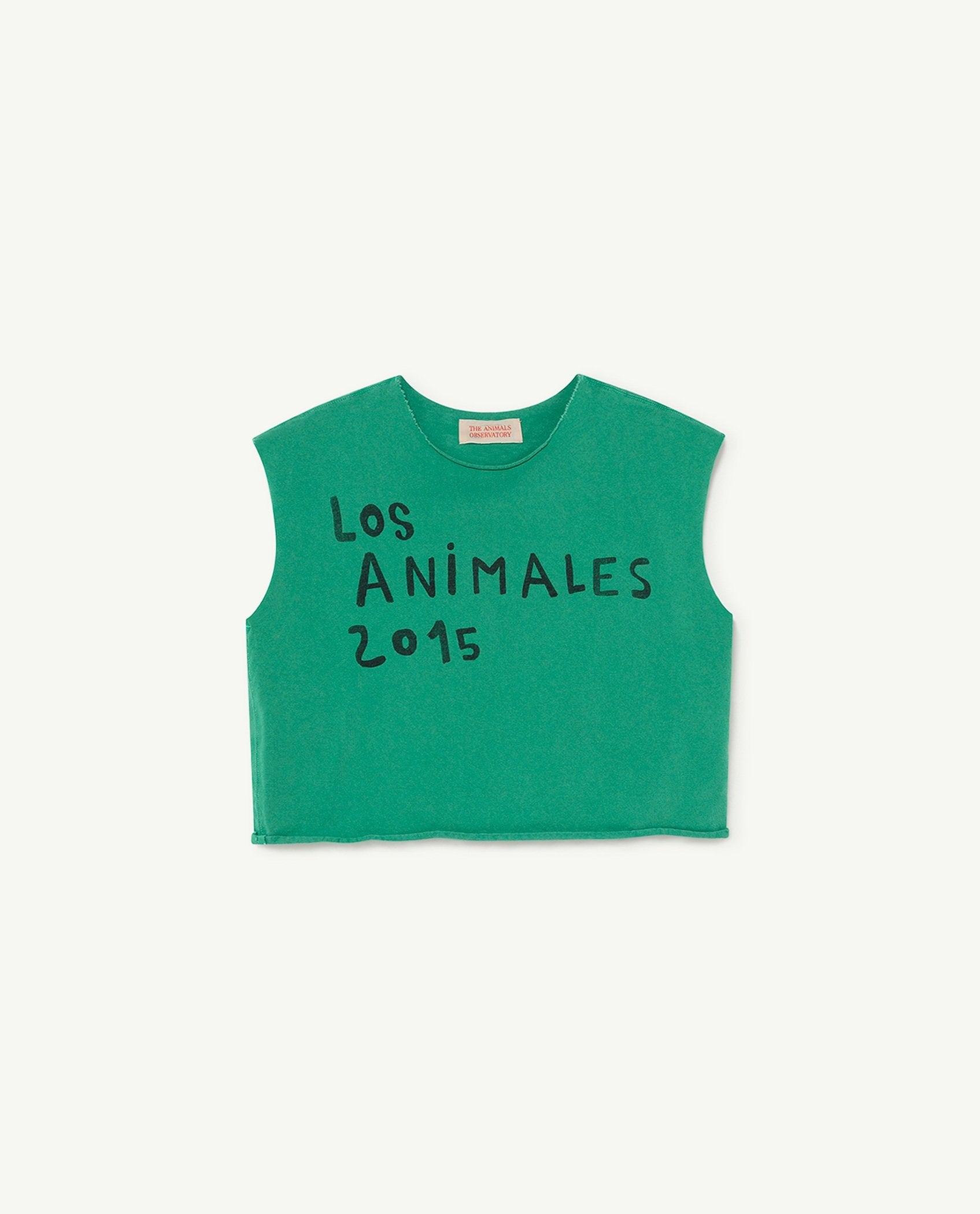 Green Los Animales Prawn T-Shirt PRODUCT FRONT