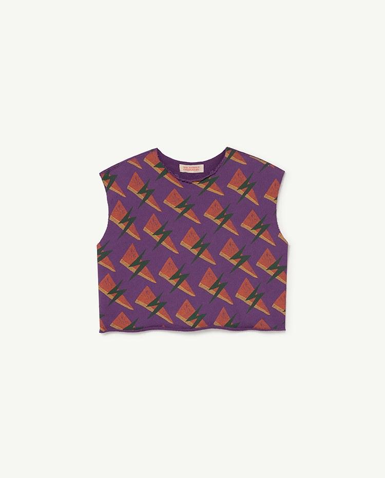 Purple Lightning Prawn T-Shirt COVER