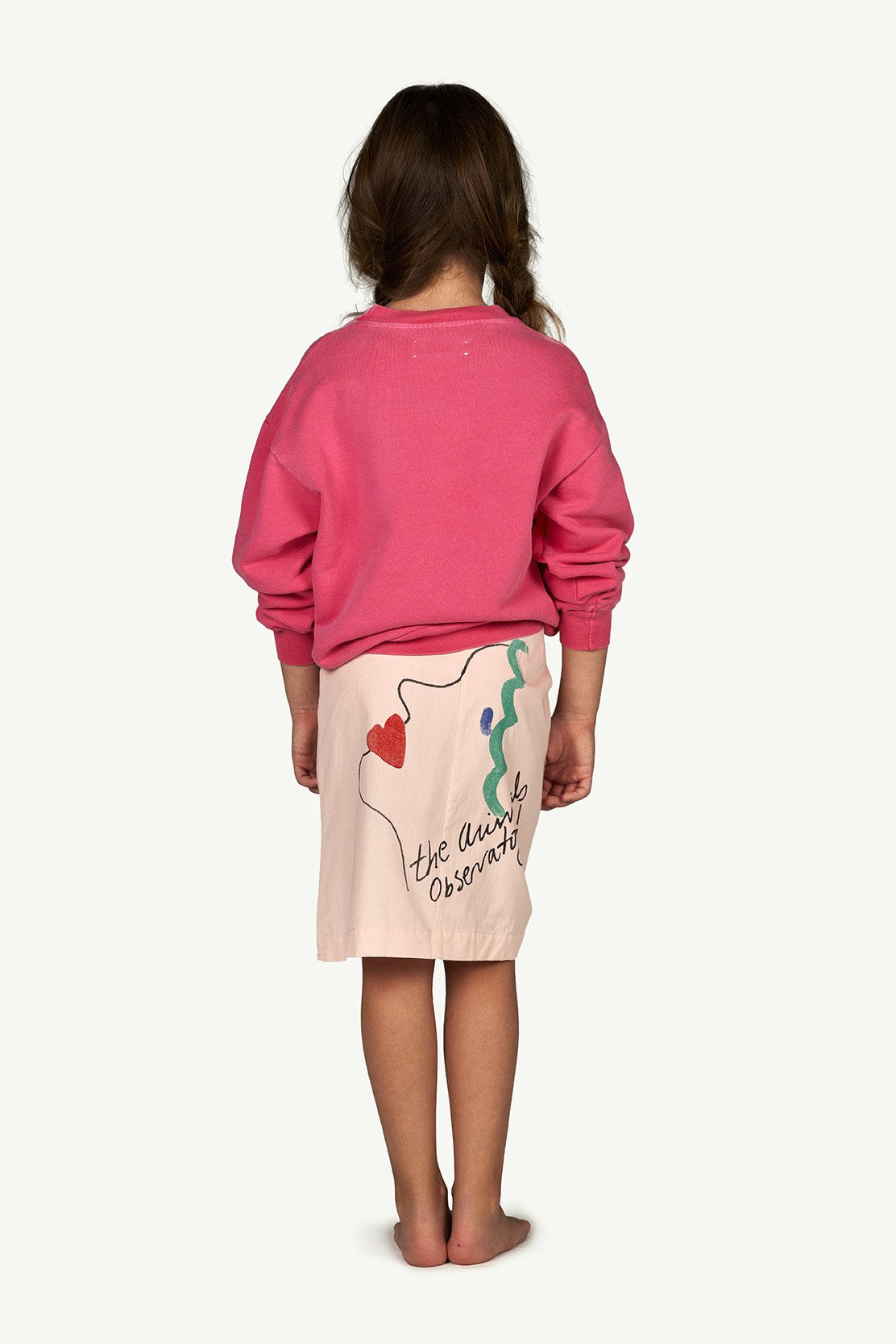 Pink 15 Bear Sweatshirt MODEL BACK