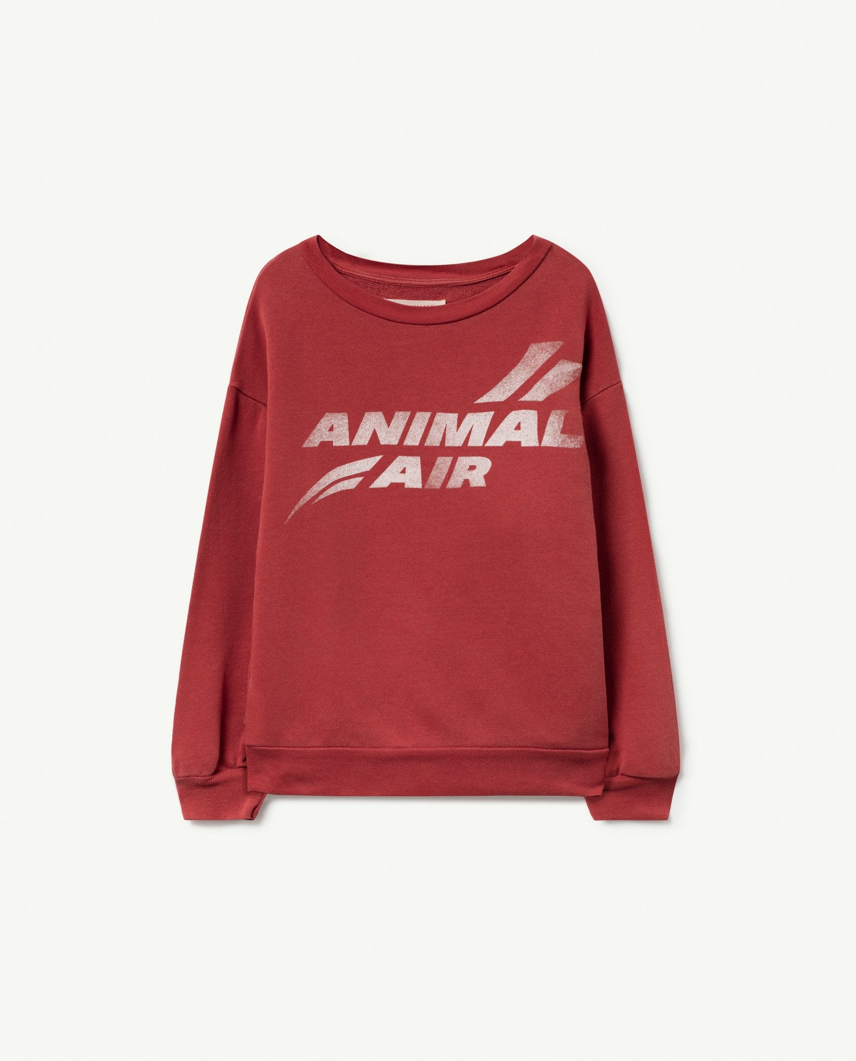 Maroon Animal Air Bear Sweatshirt PRODUCT FRONT