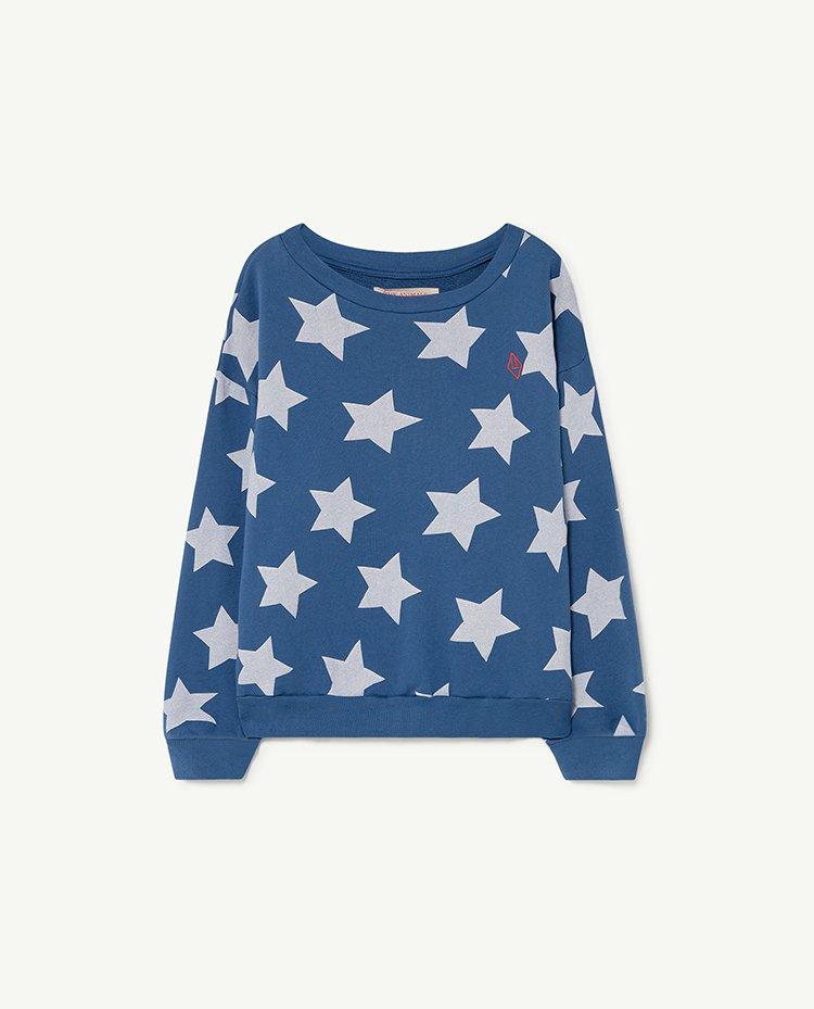 Blue Stars Bear Sweatshirt COVER