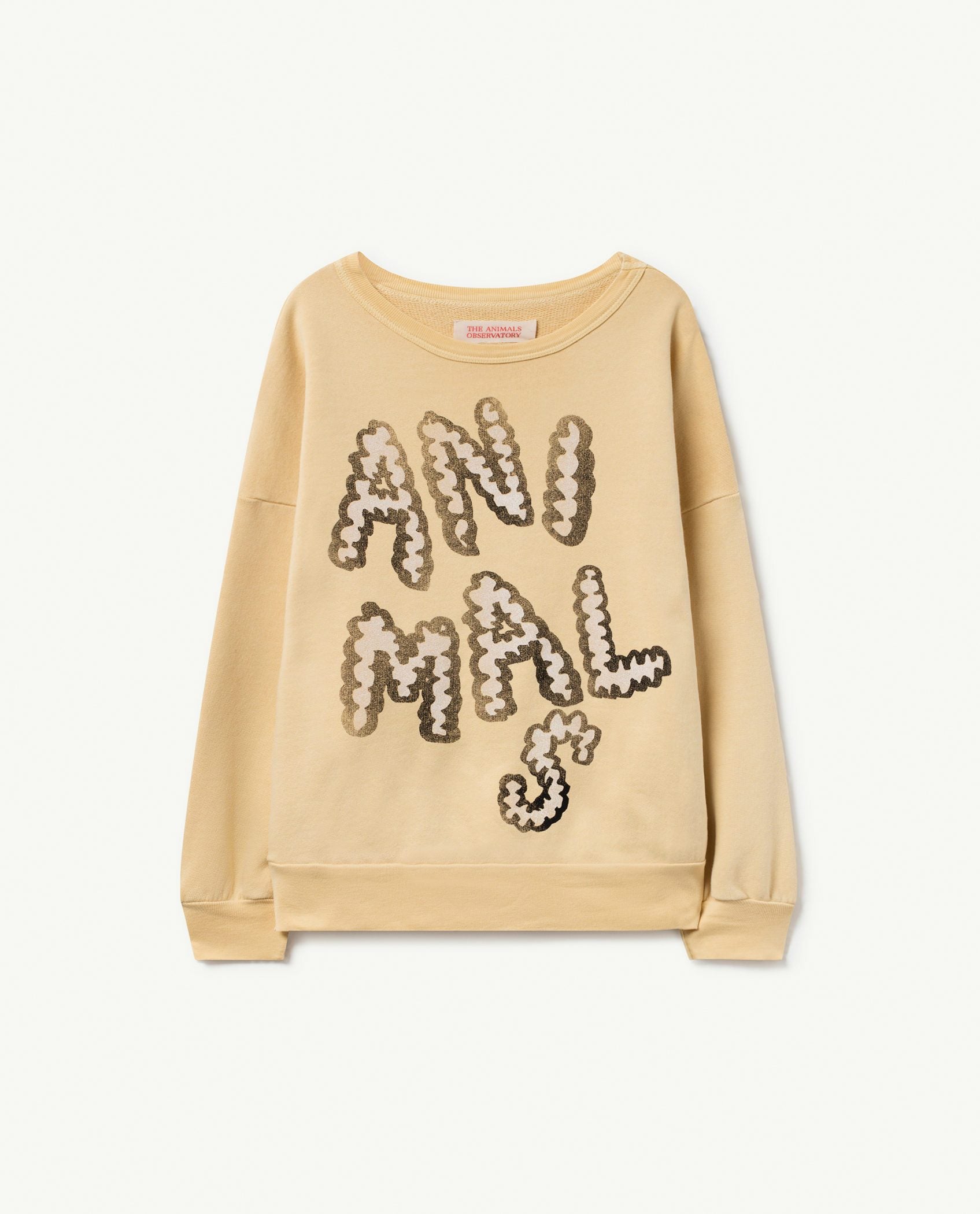 Yellow Animals Big Bear Oversize Sweatshirt PRODUCT FRONT