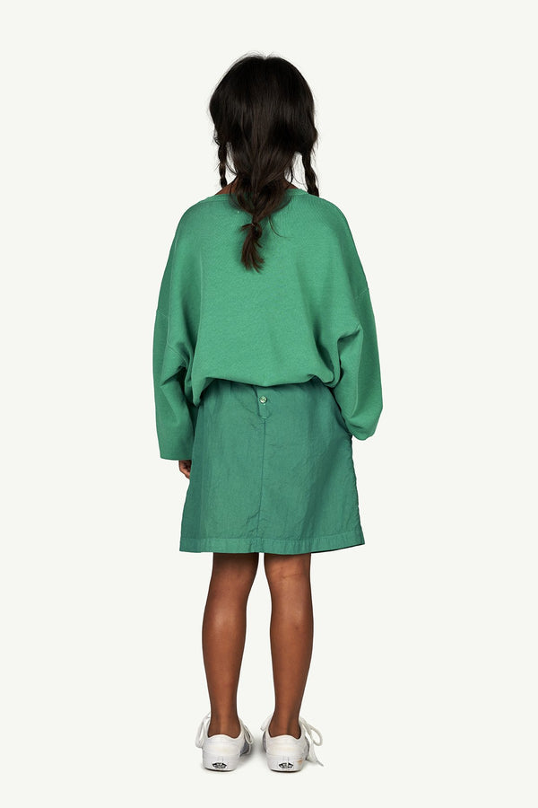 Green Good Animal Big Bear Sweatshirt MODEL BACK