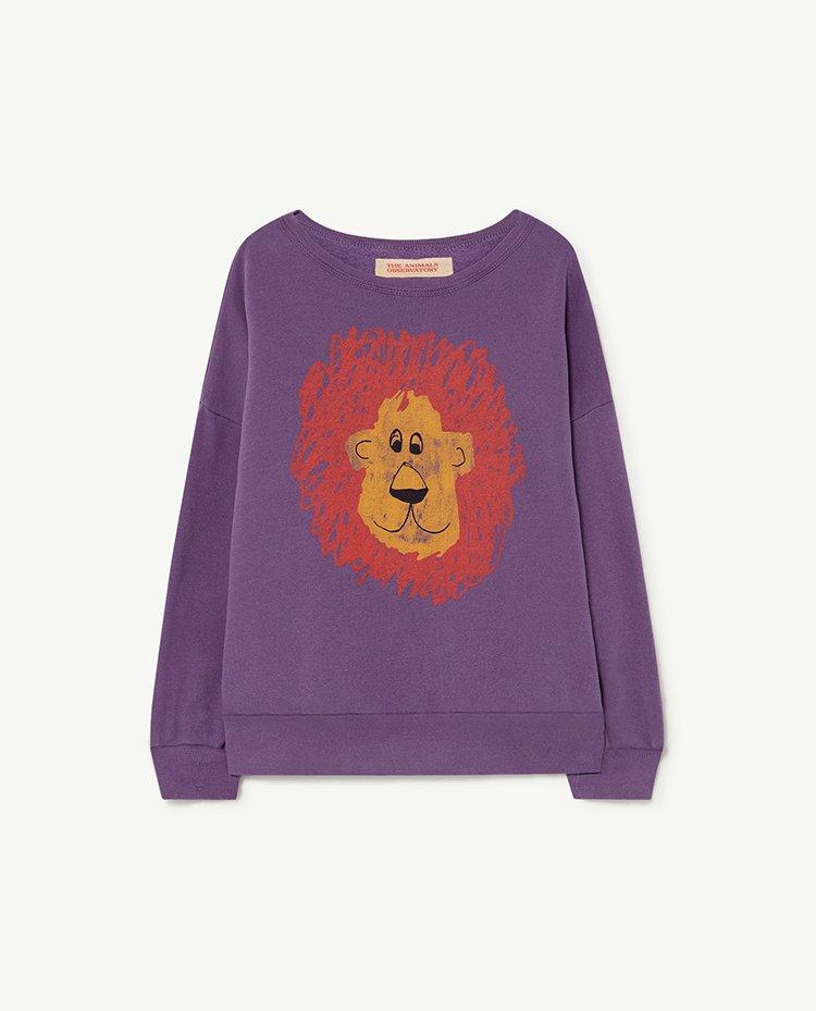 Purple Lion Big Bear Sweatshirt COVER