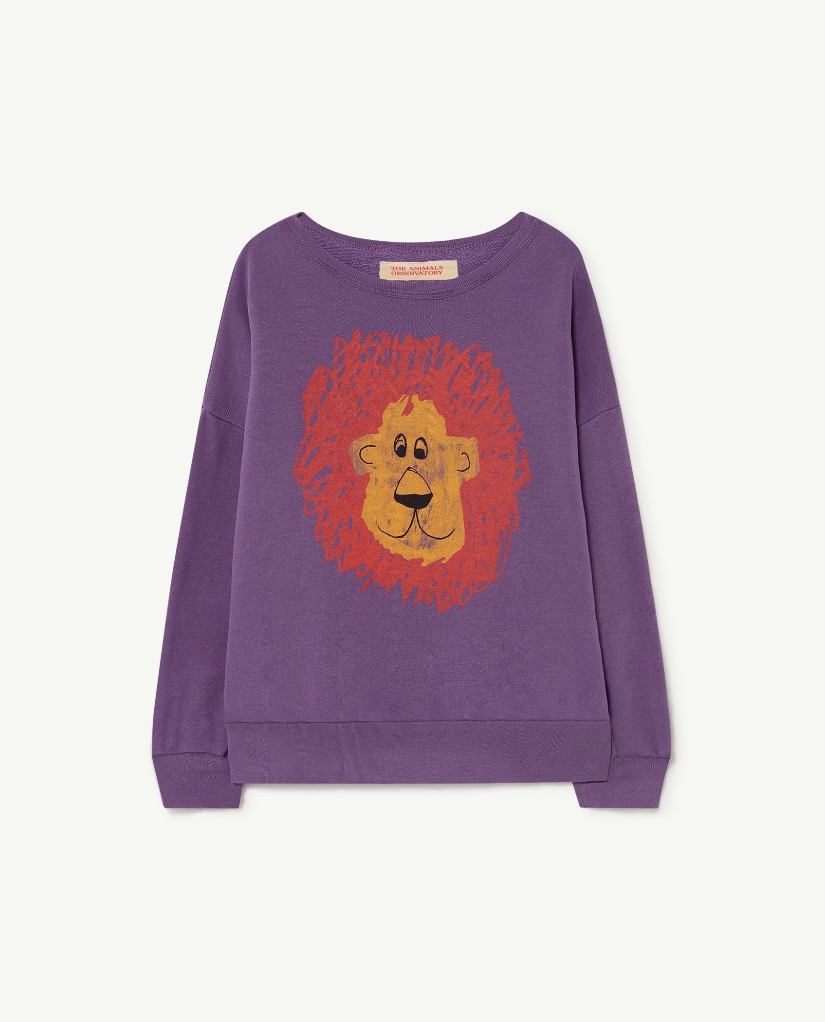 Purple Lion Big Bear Sweatshirt PRODUCT FRONT