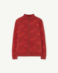 Maroon Animal Air Zebra Sweatshirt