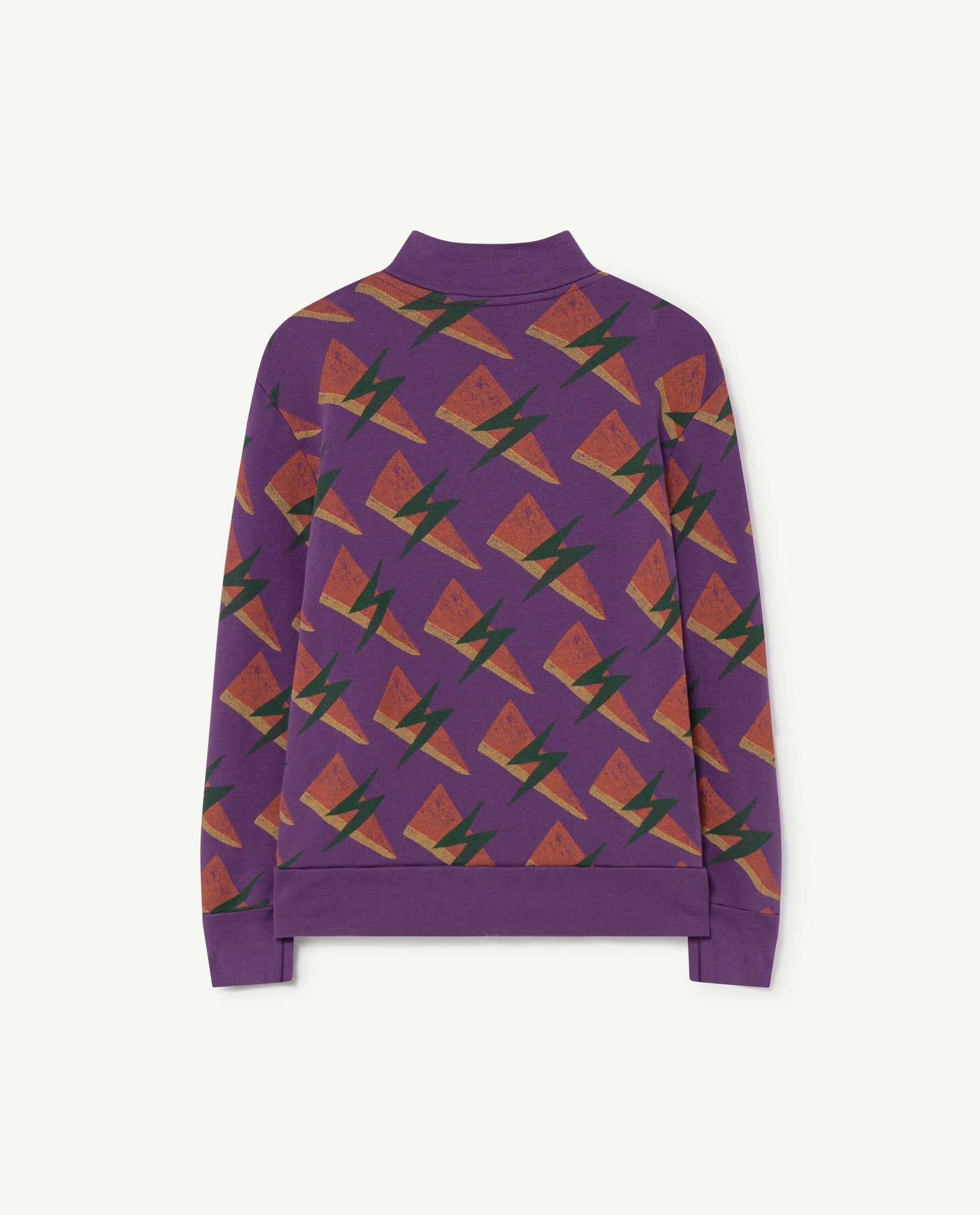 Purple Lightning Zebra Sweatshirt PRODUCT BACK