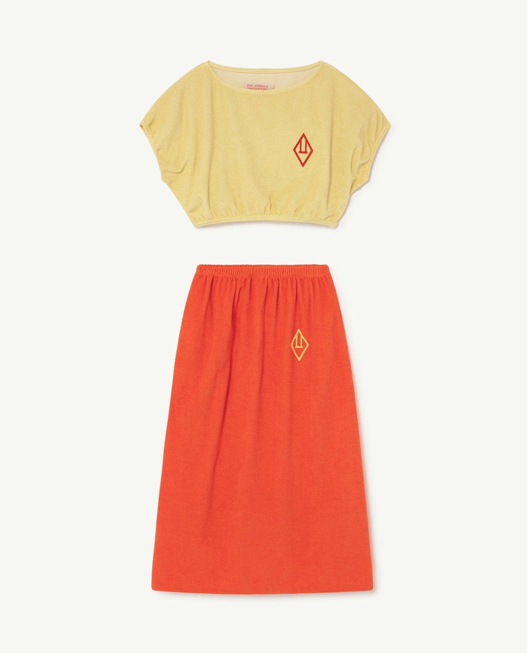 Yellow Logo Horsefly Dress PRODUCT FRONT