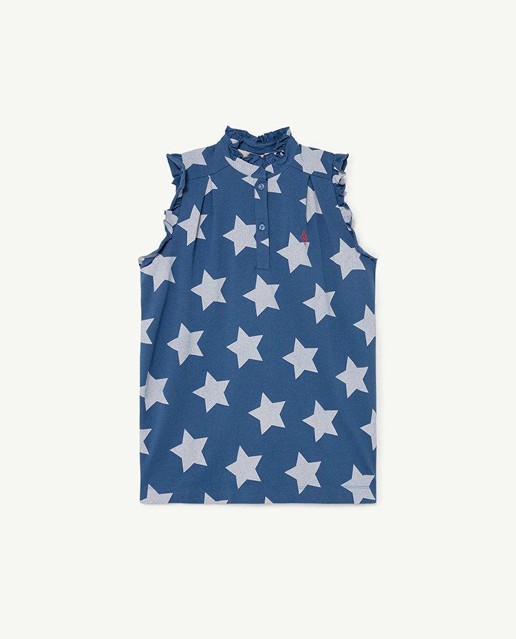 Blue Stars Albatros Dress COVER