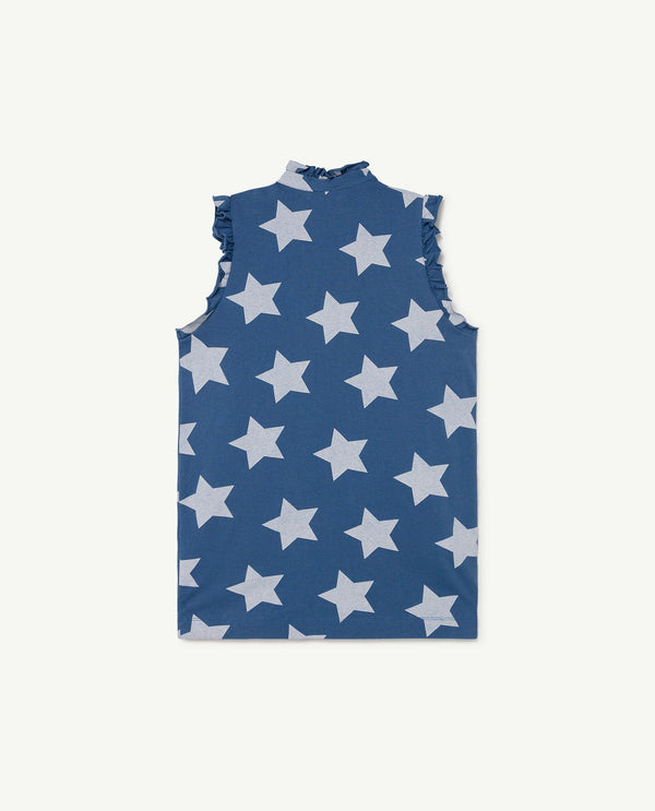 Blue Stars Albatros Dress PRODUCT BACK