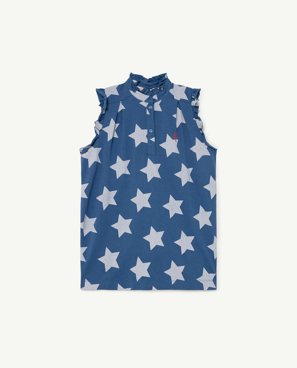 Blue Stars Albatros Dress PRODUCT FRONT