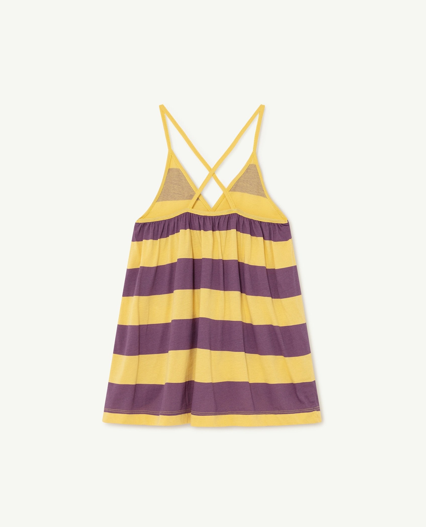 Yellow Stripes Otter Dress PRODUCT BACK
