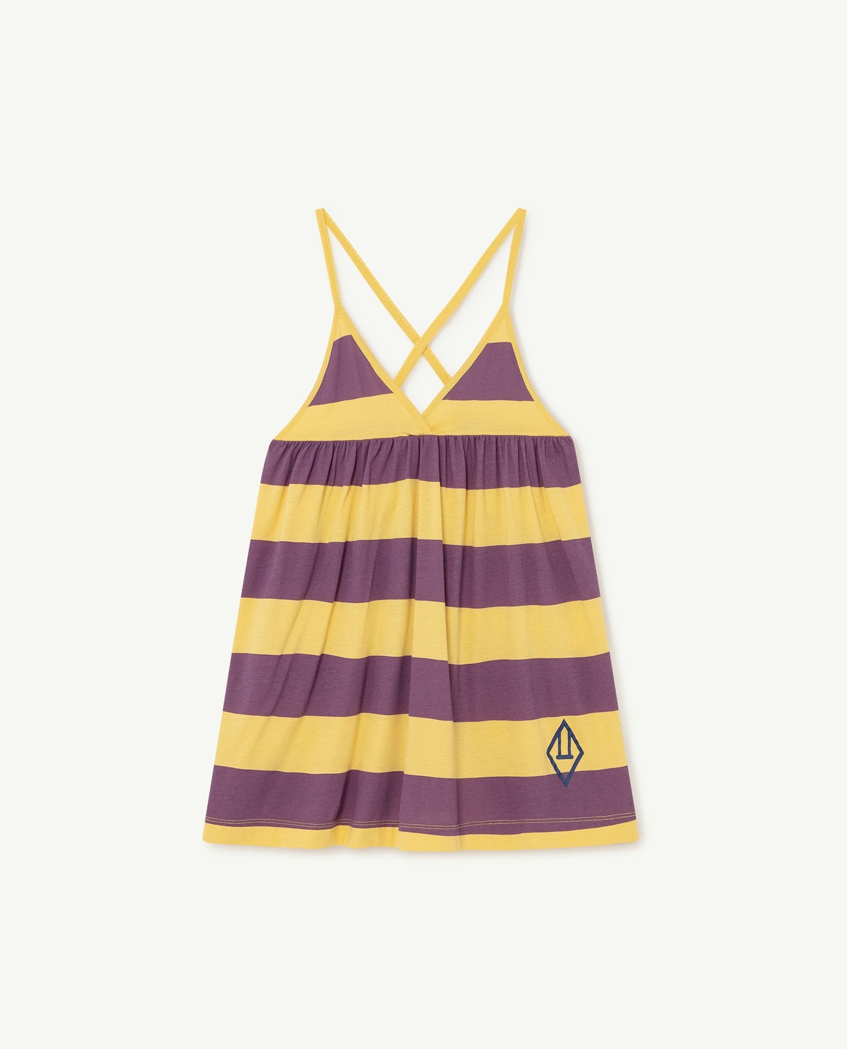 Yellow Stripes Otter Dress PRODUCT FRONT