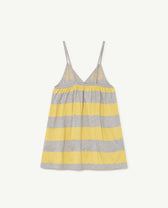 Grey Stripes Otter Dress PRODUCT BACK